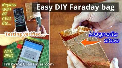 will a metal box work as a faraday cage|homemade faraday bag instructions.